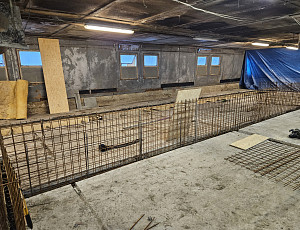 Rekonstrukce haly chovu prasat